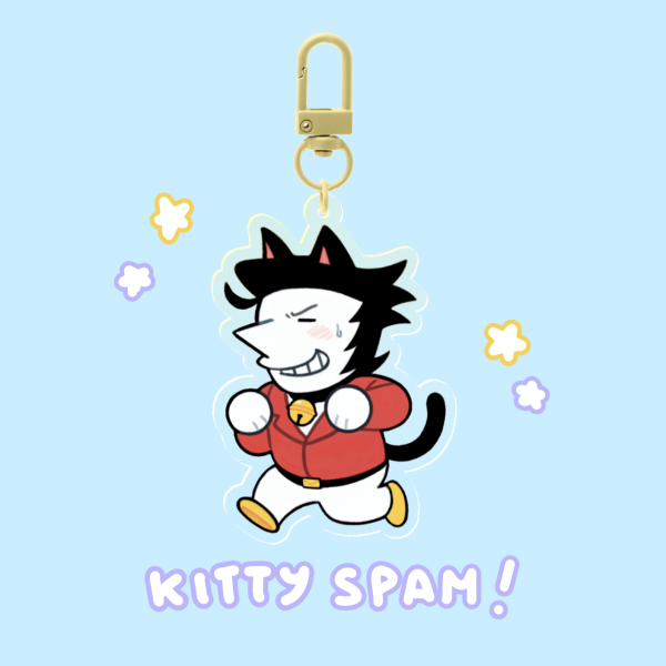 Kitty Spamton Acrylic Keychain