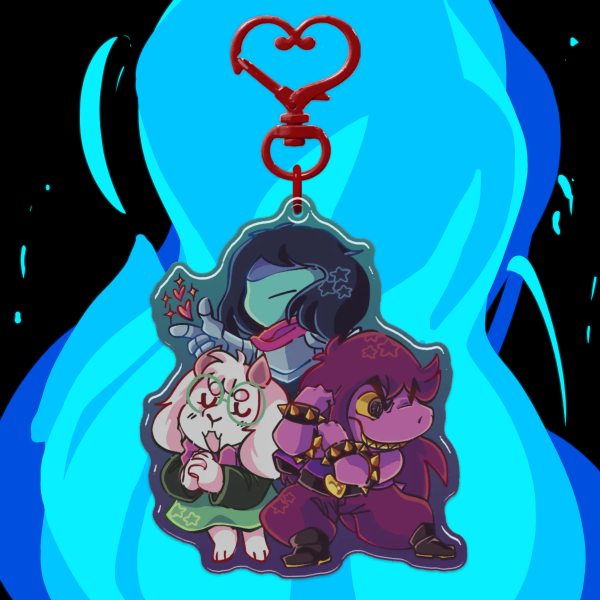 Fun Gang Epoxy Keychain
