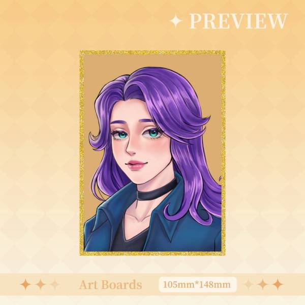 Stardew valley Abigail Art Board A6 print