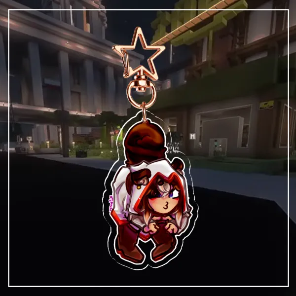 Ewroon PickUp Keychain QSMP FANMERCH