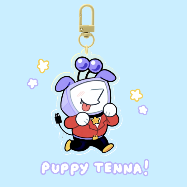 Puppy Tenna Acrylic Keychain
