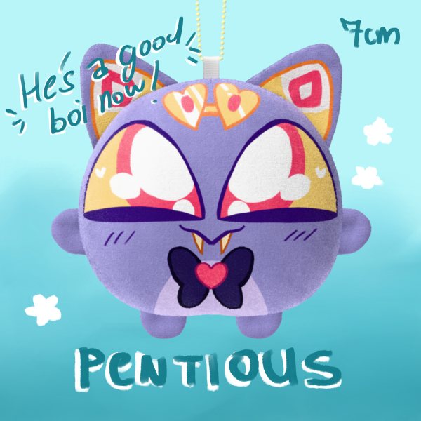 Winner Pentious Mochi Cat Plush Keychain