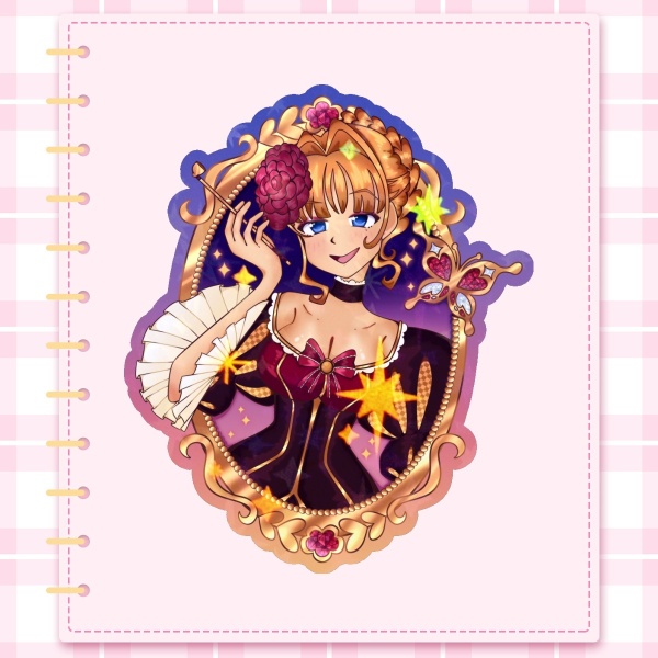 The Lady’s Portrait Sticker