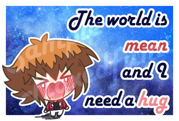 GX - Cry for Help Postcard