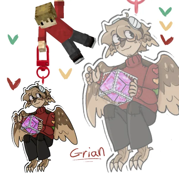 Grian keychain