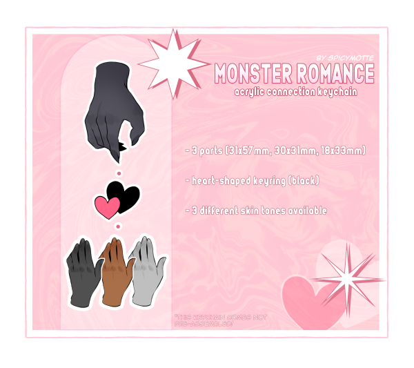 Monster Romance - Connection Keychain Version 02