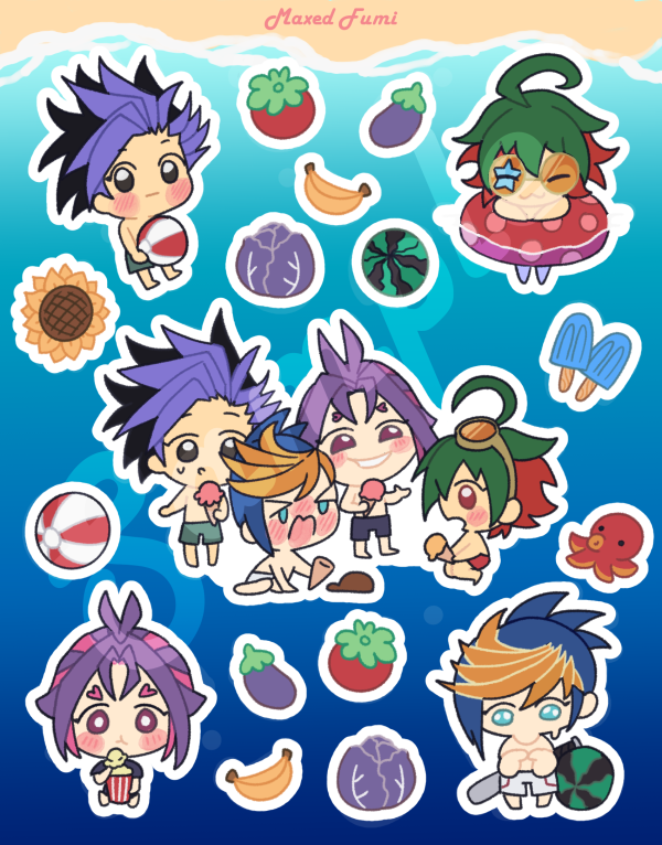 Yuboys - Beach Episode Sticker Sheet
