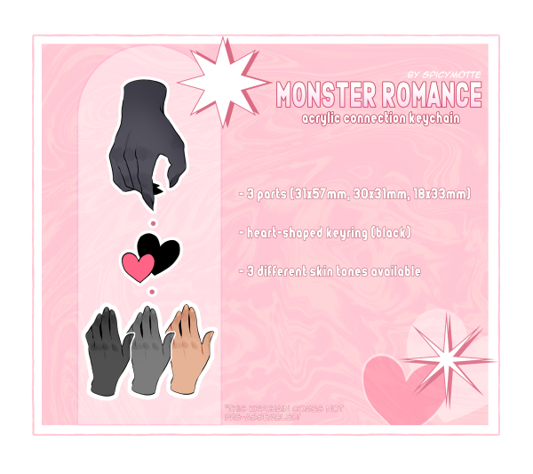 Monster Romance - Connection Keychain Version 03