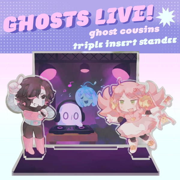 Ghosts Live! Mettaton Mad Mew Mew Triple Insert Standee