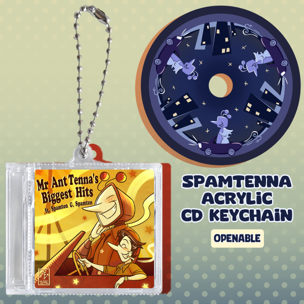 Spamtenna CD Keychain
