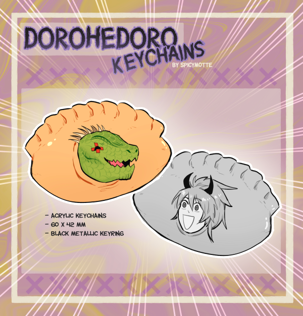 Caiman Gyoza - Acrylic Keychain