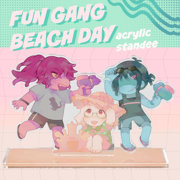 Fun Gang Beach Day Standee