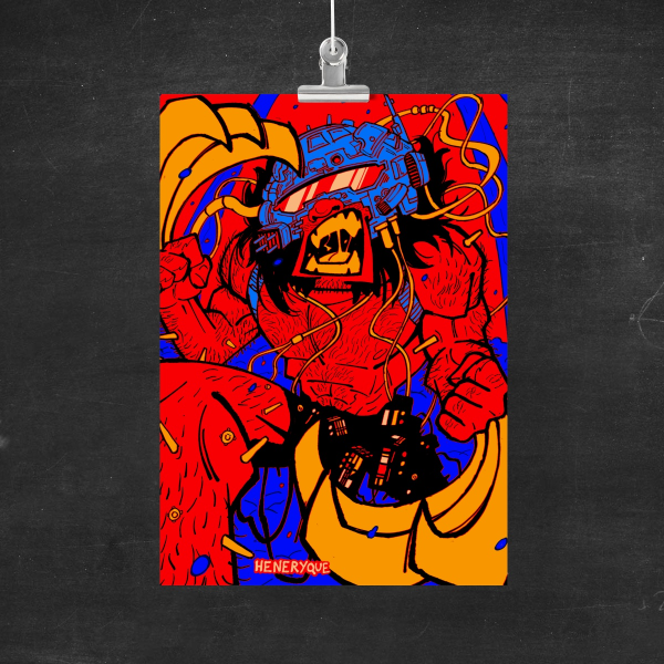 Wolverine - Rage - Print A5