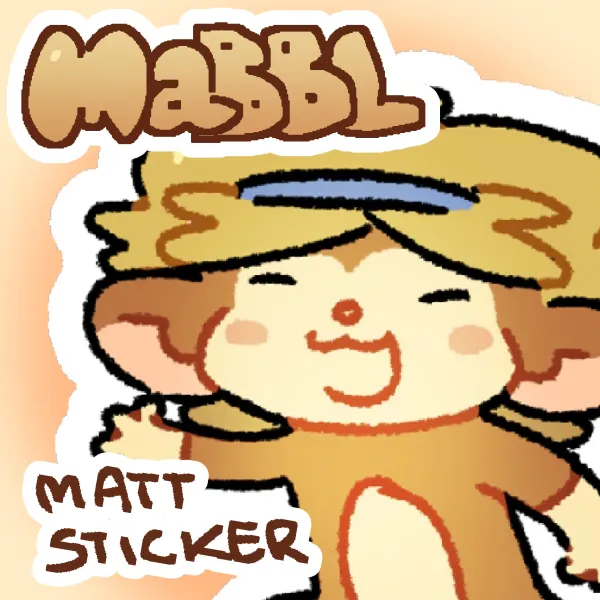 MATT mabbl sticker