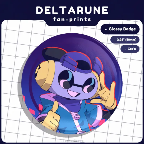 Cap'n (Glossy Badge)