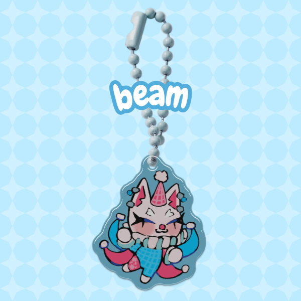 Tiny Beam Acrylic Keychain