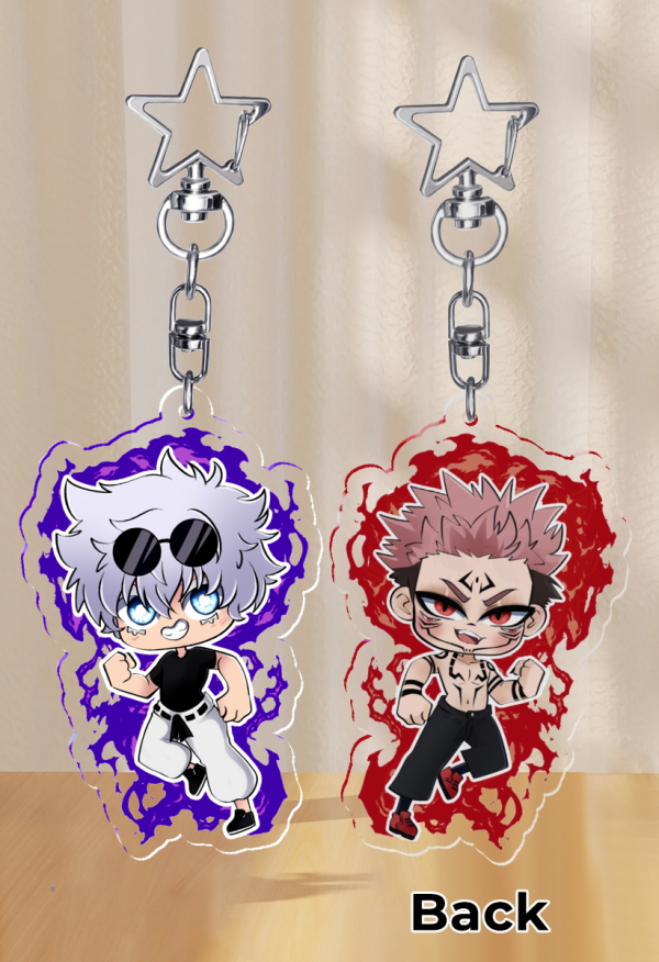 Satoru Gojo and Sukuna Acrylic Keychain Jujutsu Kaisen