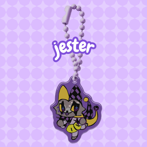 Tiny Jester Acrylic Keychain