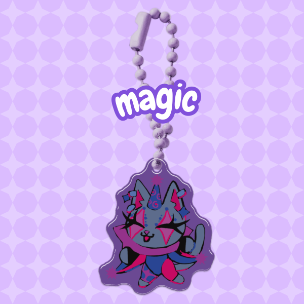 Magic Acrylic Keychain