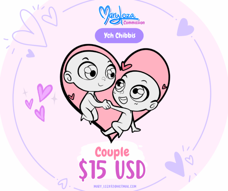 Ych Chibi Heart Couple
