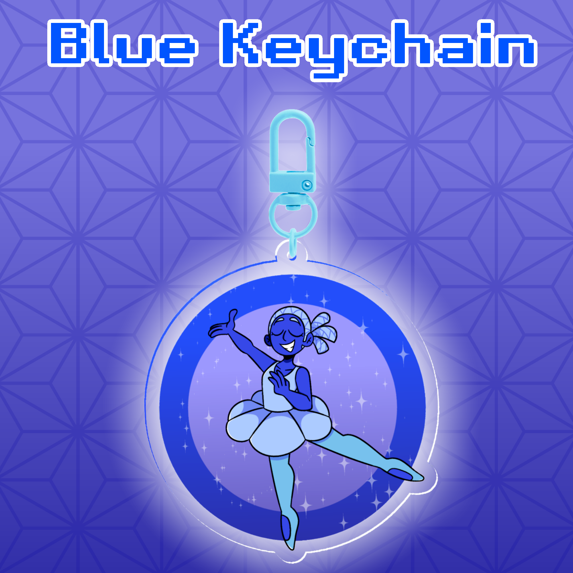 Blue Keychain