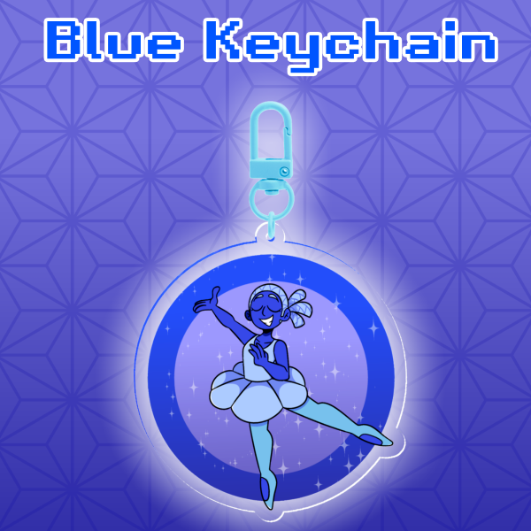 Blue Keychain