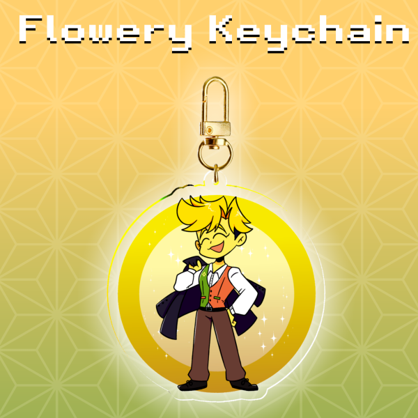 Flowery Keychain