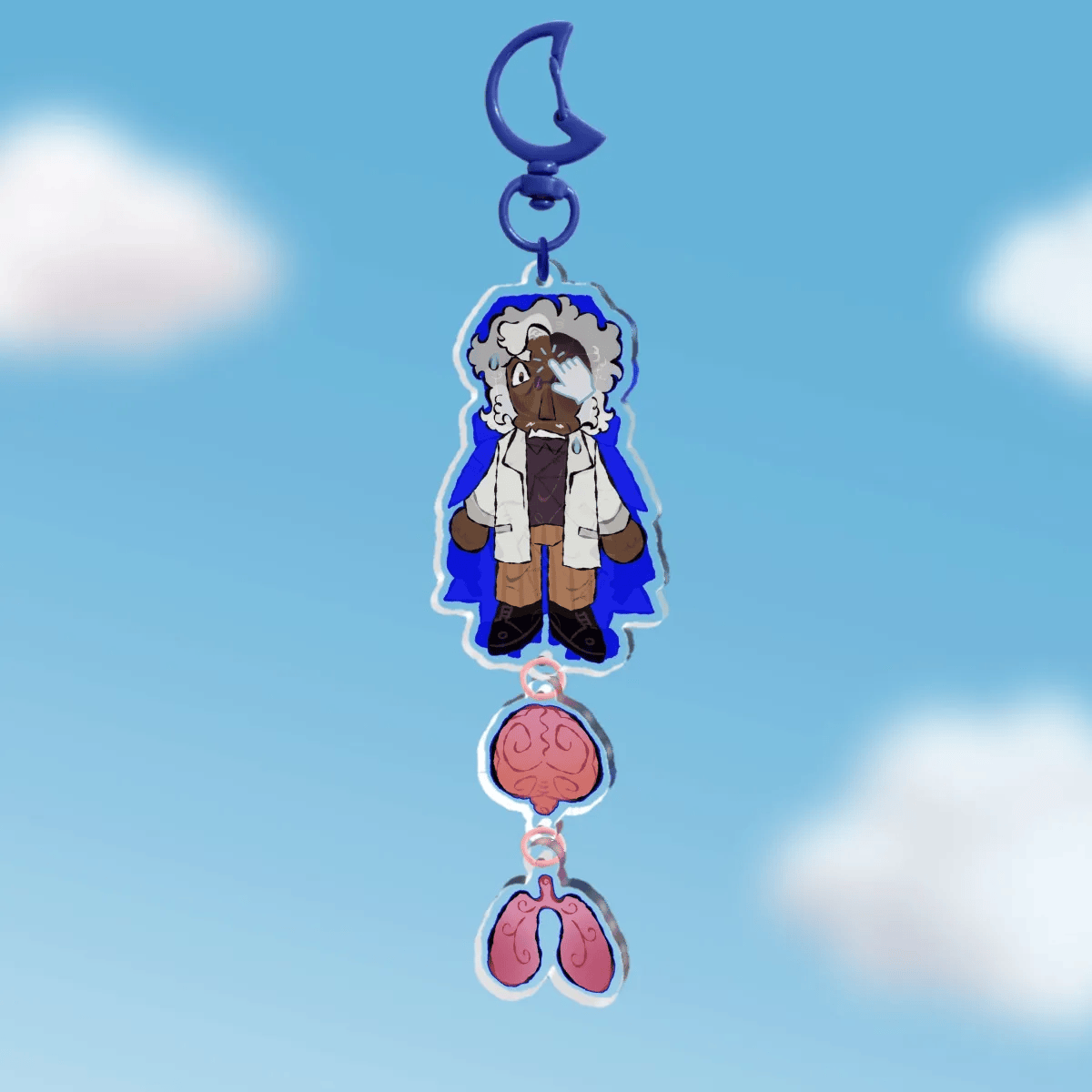 Harley Sawyer/The Doctor, DOUBLED SIDED 3-Piece Keychain