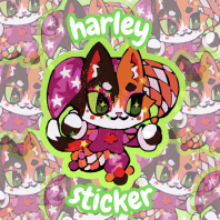 Harley mini Sticker