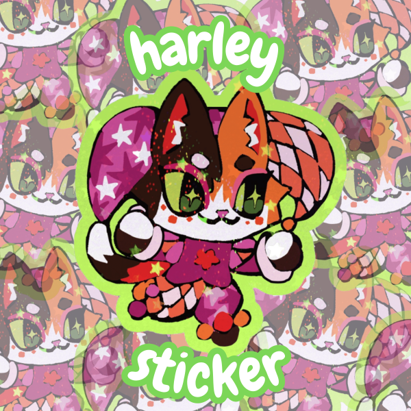 Harley mini Sticker