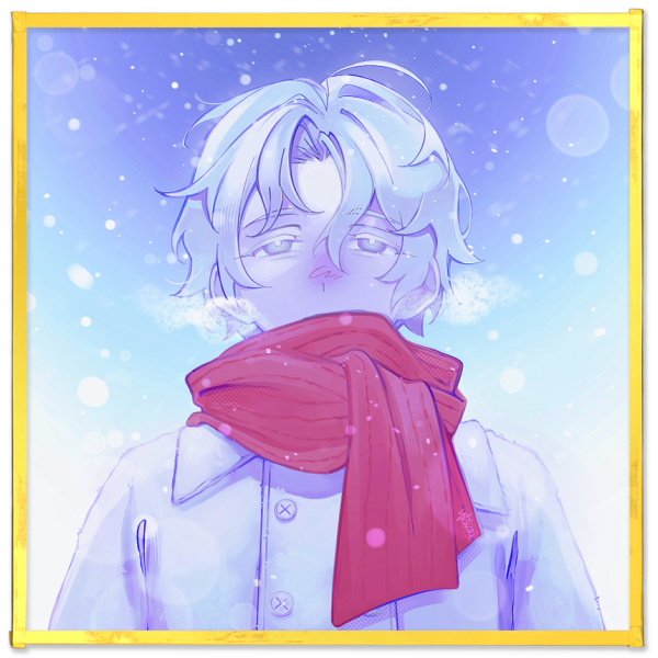 Setsuna Yashiro art board (shikishi)