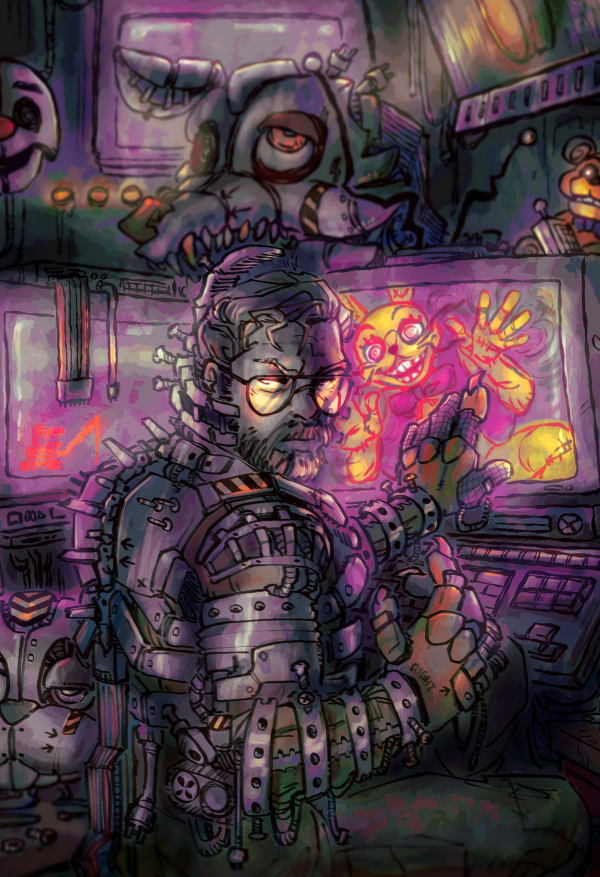 Fnaf William Afton - Creation - A4 Print