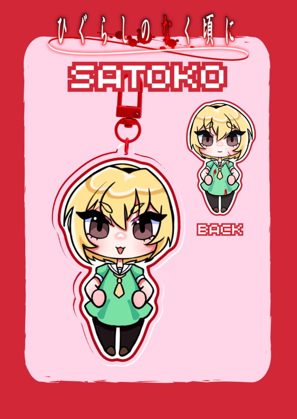 Satoko keychain - Higurashi