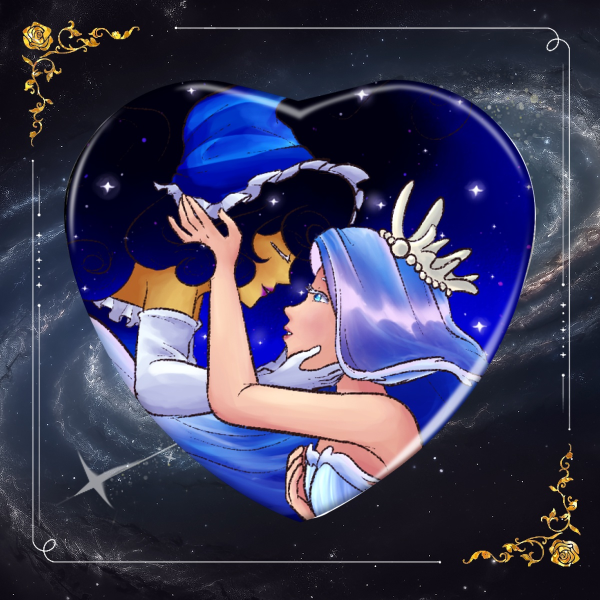 COOKIE RUN - SeaMoon Heart Badge