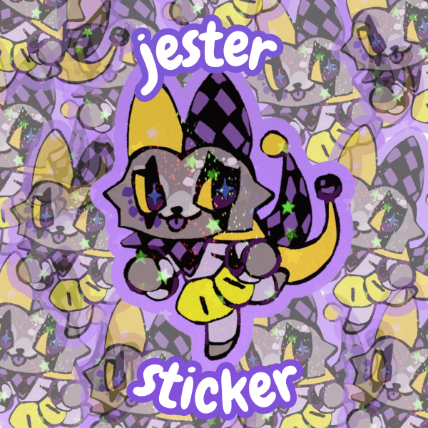 Jester mini Sticker