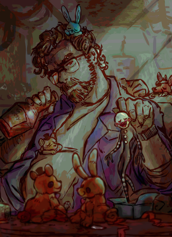 Fnaf Henry Emily A4 Print