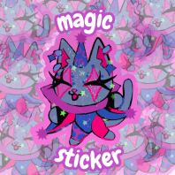Magic mini Sticker