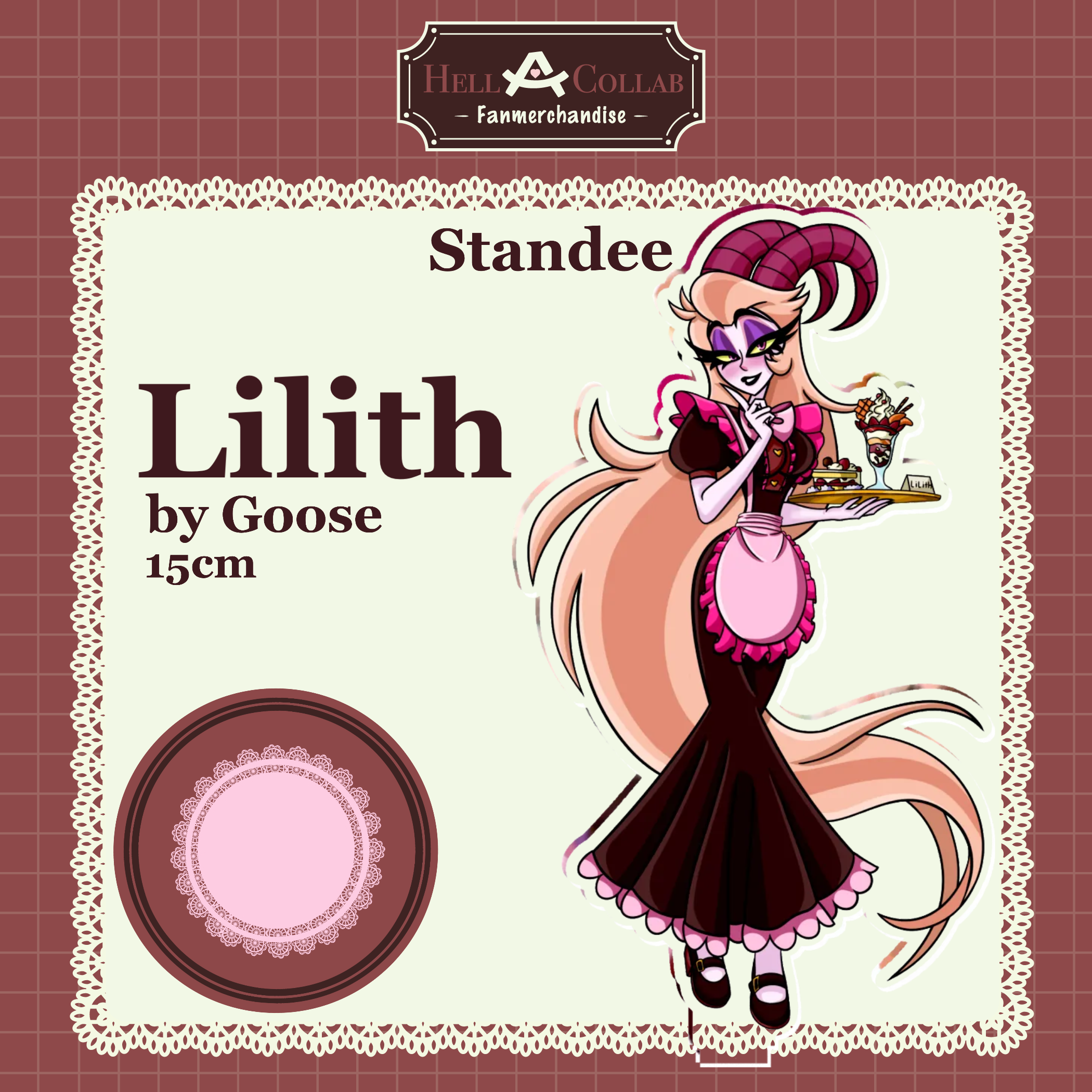 Lilith Maid Hell-A-Collab | STANDEE