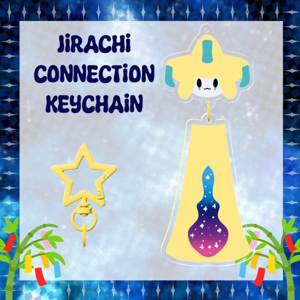 Jirachi fukinagashi inspired  Connection Acrylic Keychains