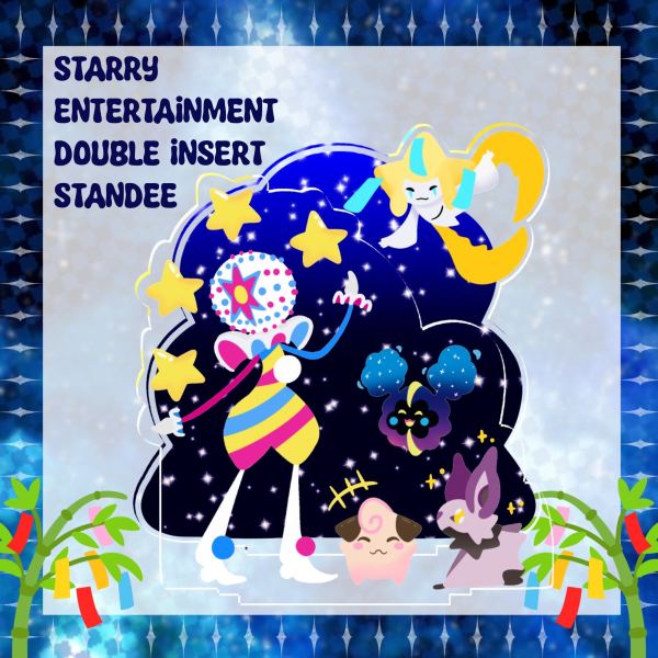 Starry entertainment Double Insert Acrylic Standees