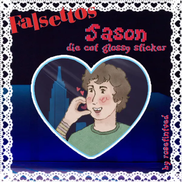 Jason Falsettos Sticker