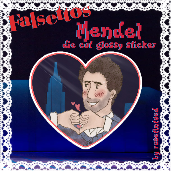 Mendel Falsettos Sticker