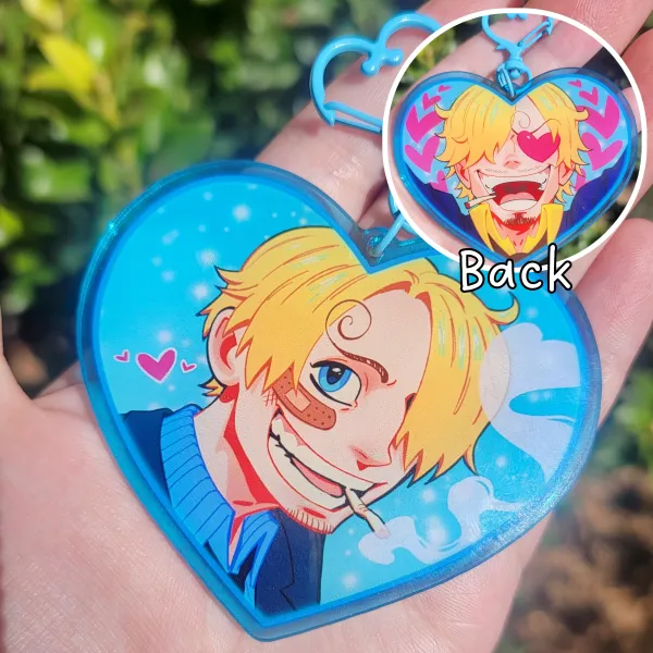 Sanji Heart Keychain!