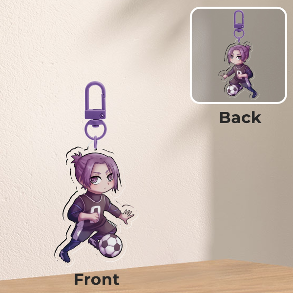 Reo BL Clear Acrylic Keychain