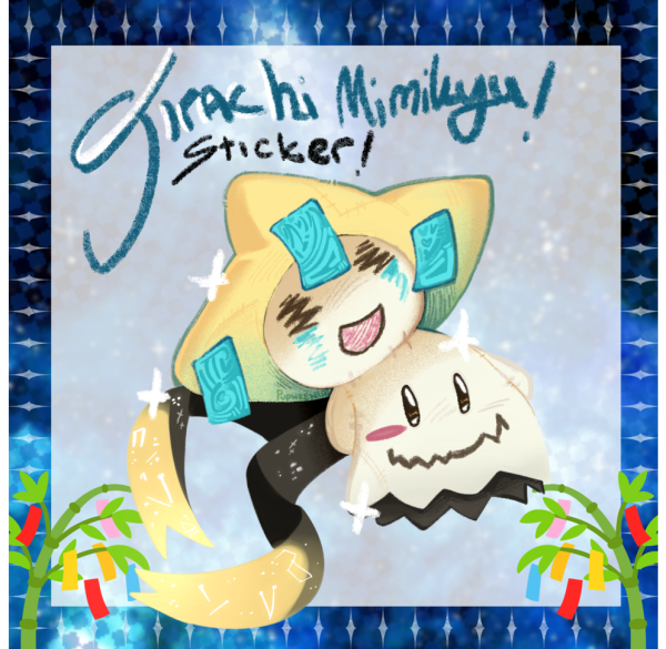 Jirachi Mimikyu — Sticker