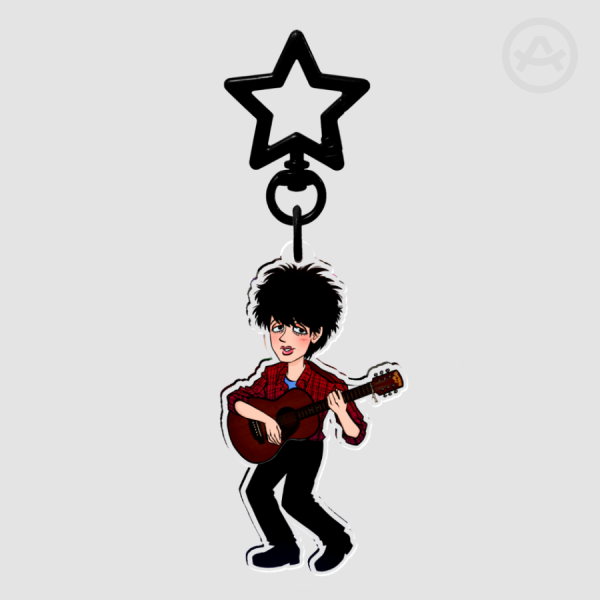 Ian McCulloch (8 Beat Gag) Keychain