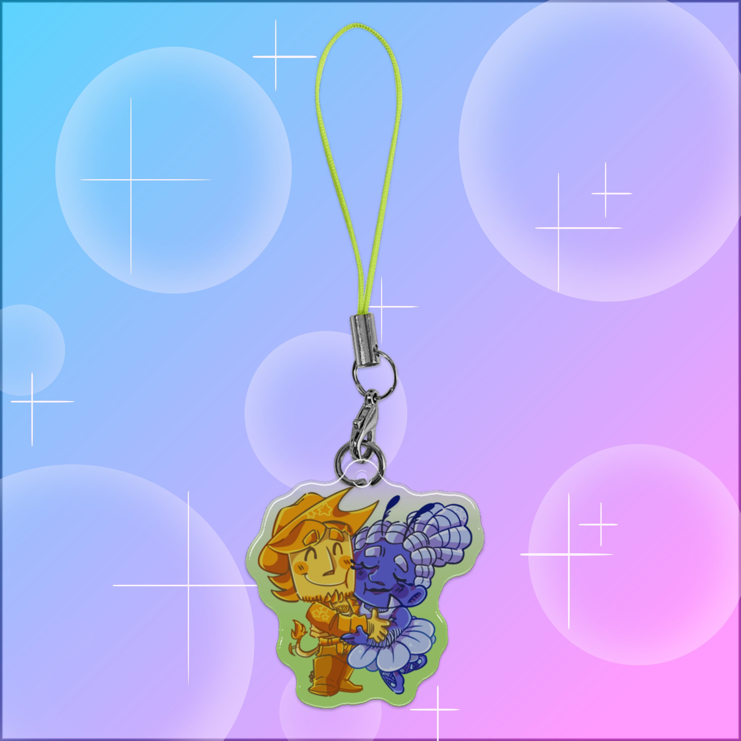 Dancepardner Epoxy Phone Charm
