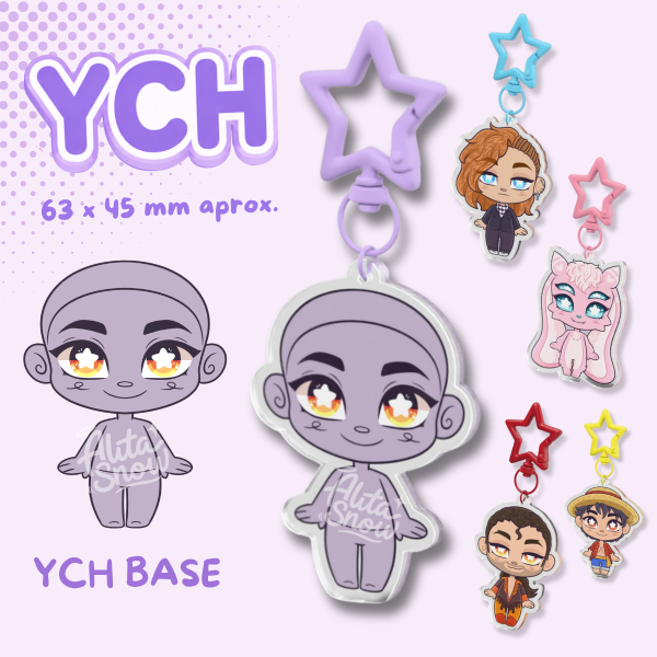 Chibi Star ✨ Clear Acrylic Keychain