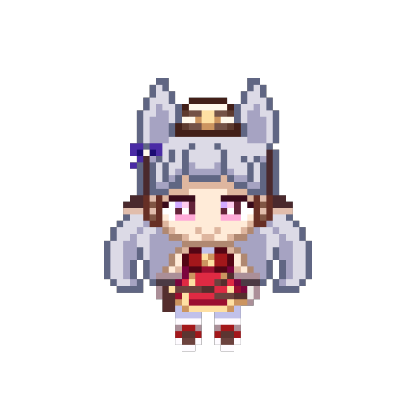 Gold Ship Mini Pixel Charm (Umamusume)