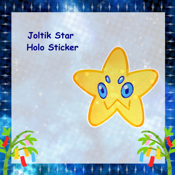Joltik Star Holo Sticker
